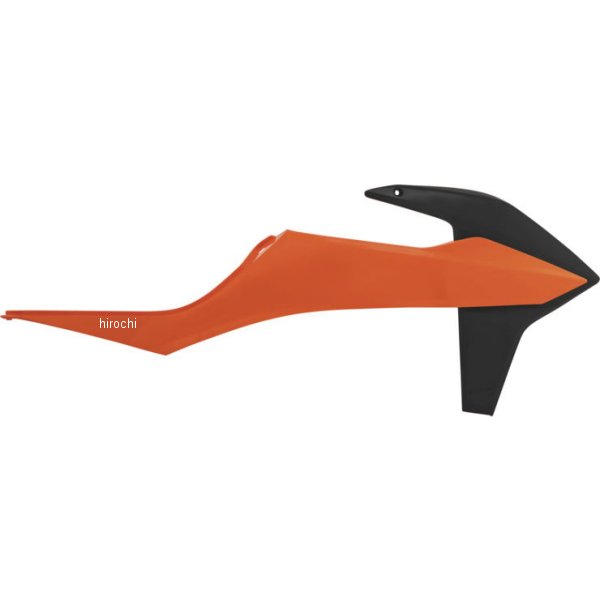 ラジエーターシュラウド 19年-23年 KTM SX125 黒/オレンジ