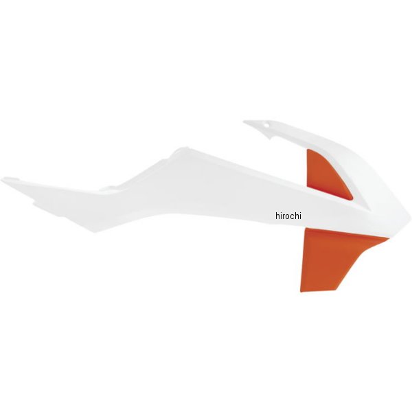 ラジエーターシュラウド 16年-23年 KTM SX65 白/オレンジ