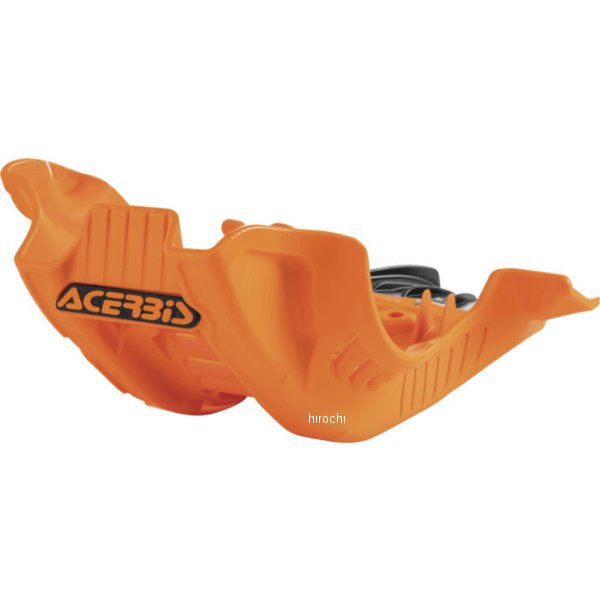 スキッドプレート ラージ 19年-22年 KTM XC-F250 黒/オレンジ