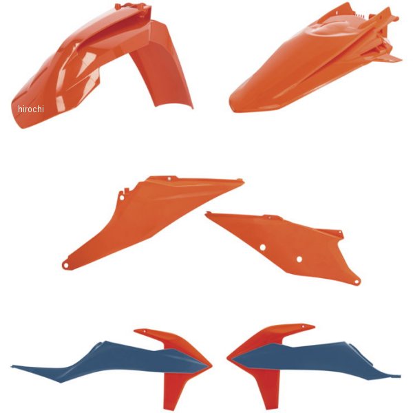 外装キット 20年-23年 KTM XCF-W150 オレンジ/青