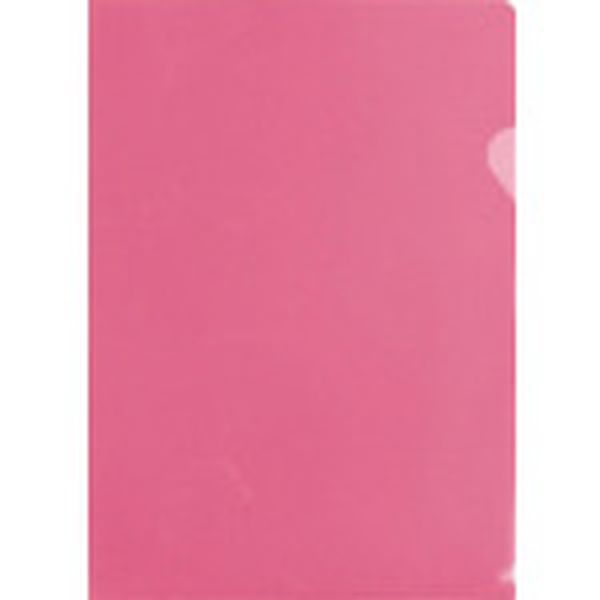 130-2310  クリア-ホルダ-リサイクルA4-S 赤 (10枚入)