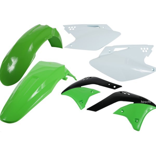 外装セット 06年-08年 KX250F 緑/白