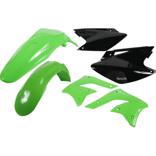 外装セット 06年-08年 KX250F 緑/黒