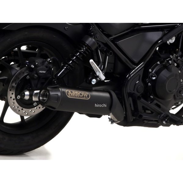 スリップオンマフラー Rebel  17年-25年 Rebel250/レブル250 ニクロムダーク/カーボンエンド