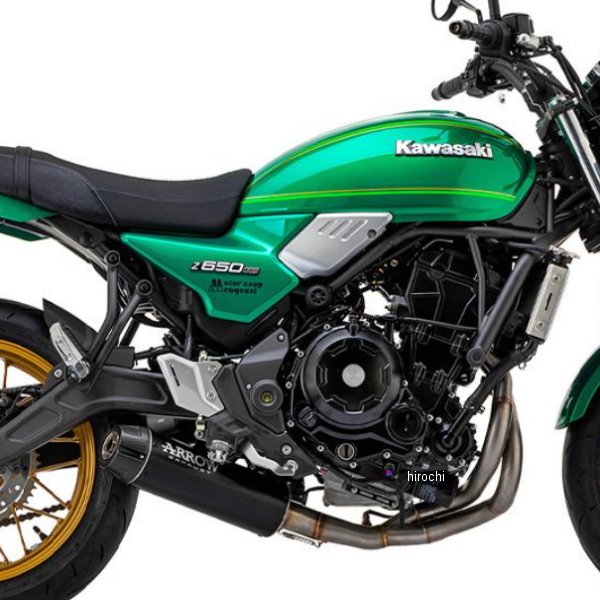 フルエキゾーストマフラー 触媒なし 21年-22年 Z650RS ステンレスダーク/カーボンエンド