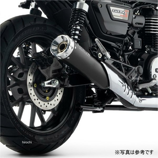 スリップオンマフラー Rebel 25年 GB350S ステンブラック/アルミポリッシュ
