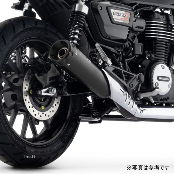 スリップオンマフラー Rebel 25年 GB350S ステンブラック/アルミダーク