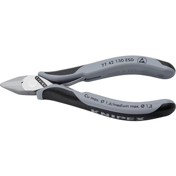 7742130ESD 677-8585  精密用ニッパー 静電気対策タイプ 130mm
