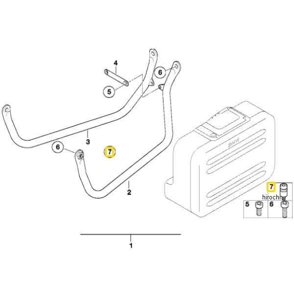 ナット付きピン 77428523268