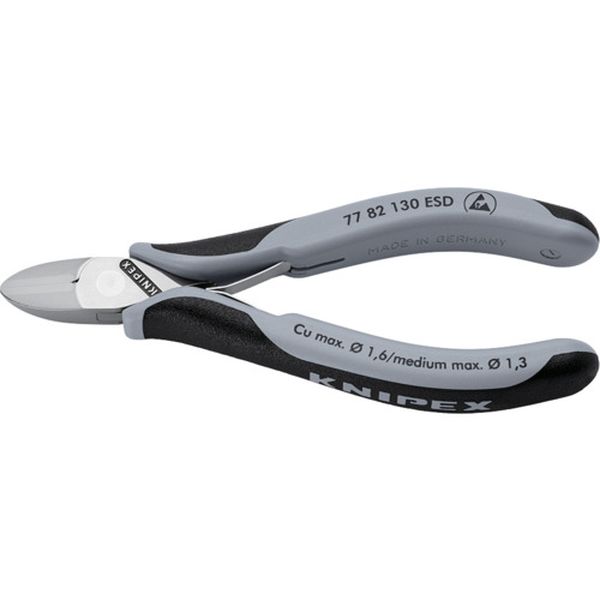 7782130ESD 677-8588  精密用ニッパー 静電気対策タイプ 130mm