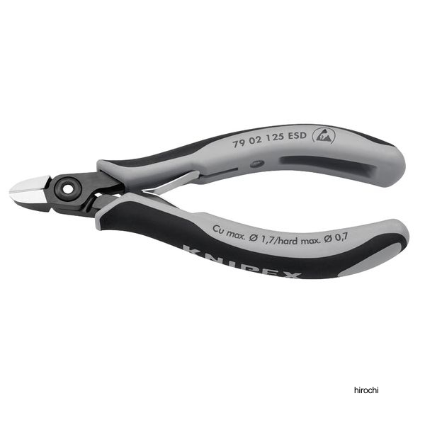 KNIPEX ESD エレクトロニクスニッパー 120mm パック入
