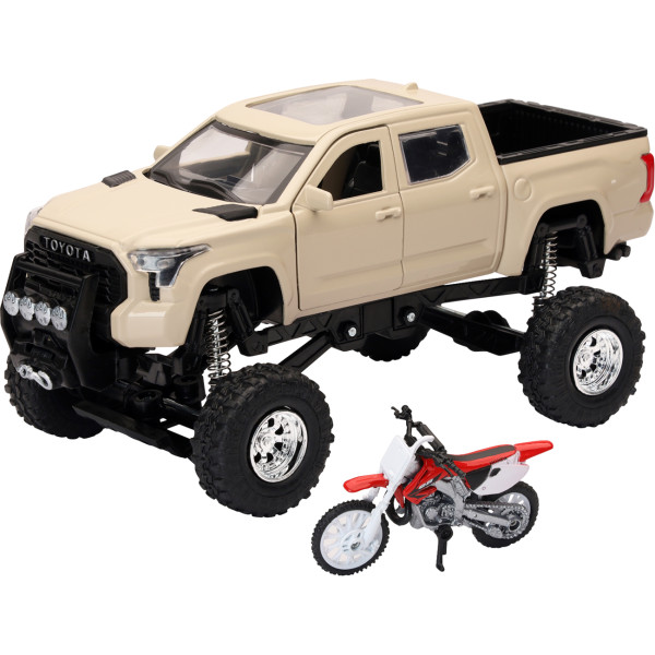 1:32 SCALE PICKUP WITH HONDA DIRT BIKE
