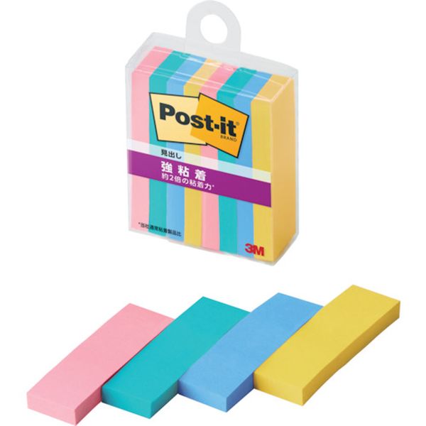 700SSMC3N 607-2439  ポスト・イット 強粘着見出し マルチカラー3