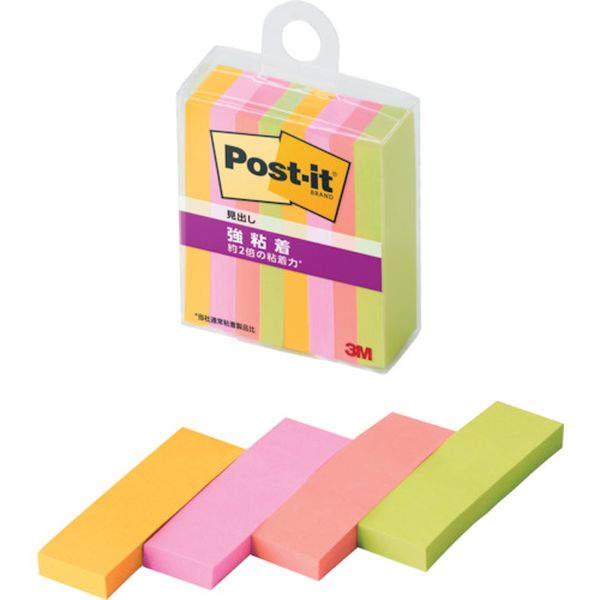 700SSMC6N 607-2397  ポスト・イット 強粘着見出し マルチカラー6