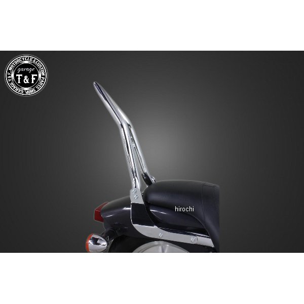 極太φ38シーシーバーロング 純正フェンダー専用 マグナ250 メッキ