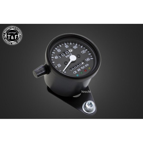 機械式ミニスピードメーター インジケーター内蔵(VH01J/前期)専用カプラー付き ドラッグスター400 ブラック
