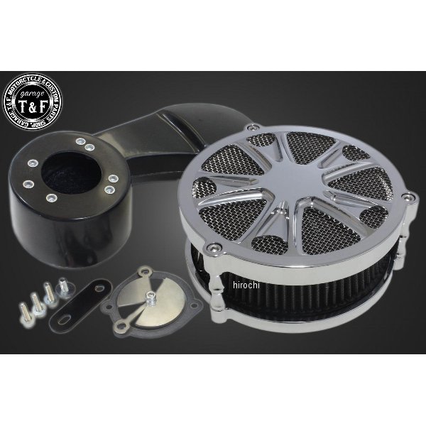 ラグジュアリーエアクリーナーKITスター (メッキ)  スティード400