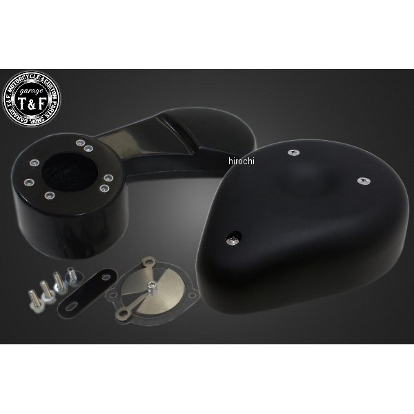 ティアドロップエアクリーナーKIT (ブラック)  スティード400