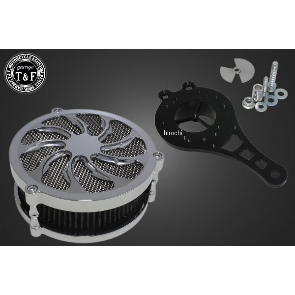 ラグジュアリーエアクリーナーKITタイフーン (メッキ)  ドラッグスター250