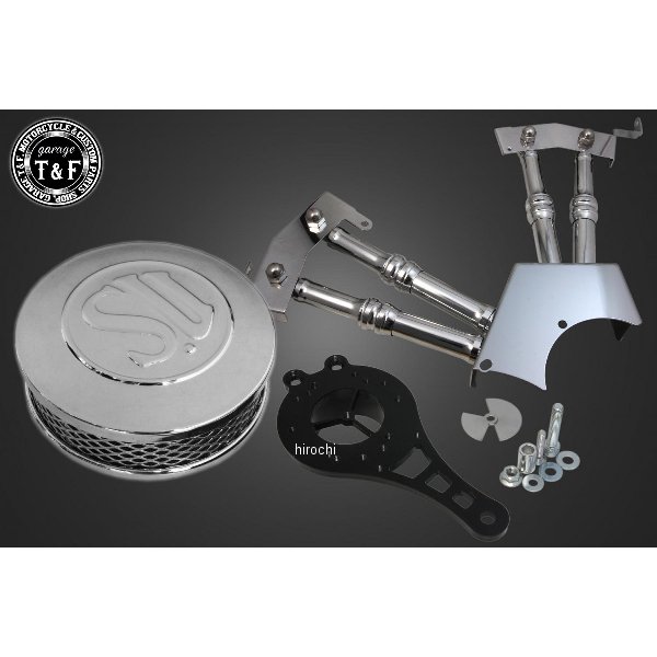 SU (メッキ) &プッシュロッドカバー (メッキ) SET ドラッグスター250