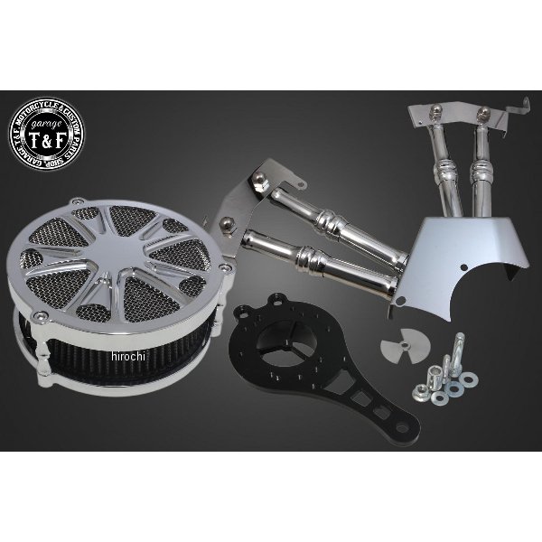 ラグジュアリースター (メッキ) &プッシュロッドカバー (メッキ) SET ドラッグスター250