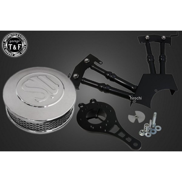 SU (メッキ) &プッシュロッドカバー (ブラック) SET ドラッグスター250