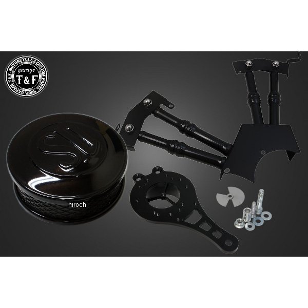 SU (ブラック) &プッシュロッドカバー (ブラック) SET ドラッグスター250