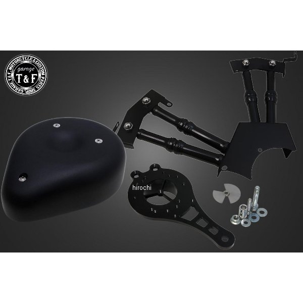 ティアドロップ (ブラック) &プッシュロッドカバー (ブラック) SET ドラッグスター250