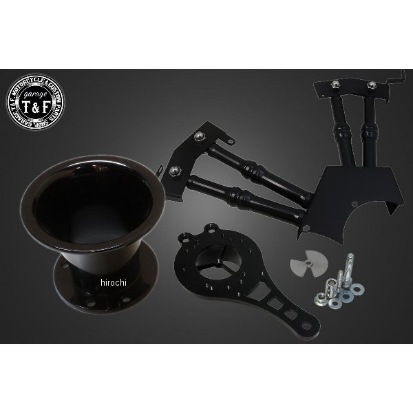 ファンネル (ブラック) &プッシュロッドカバー (ブラック) SET ドラッグスター250