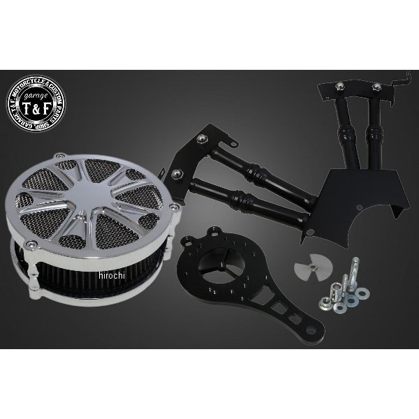 ラグジュアリースター (メッキ) &プッシュロッドカバー (ブラック) SET ドラッグスター250