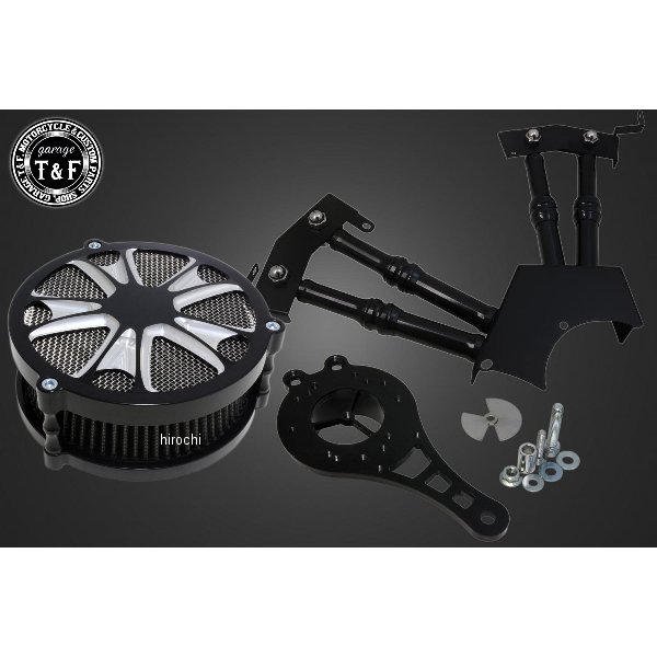 ラグジュアリースター (コントラスト) &プッシュロッドカバー (ブラック) SET ドラッグスター250