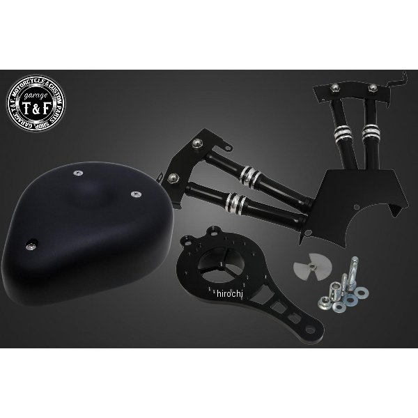 ティアドロップ (ブラック) &プッシュロッドカバー (コントラスト) SET ドラッグスター250