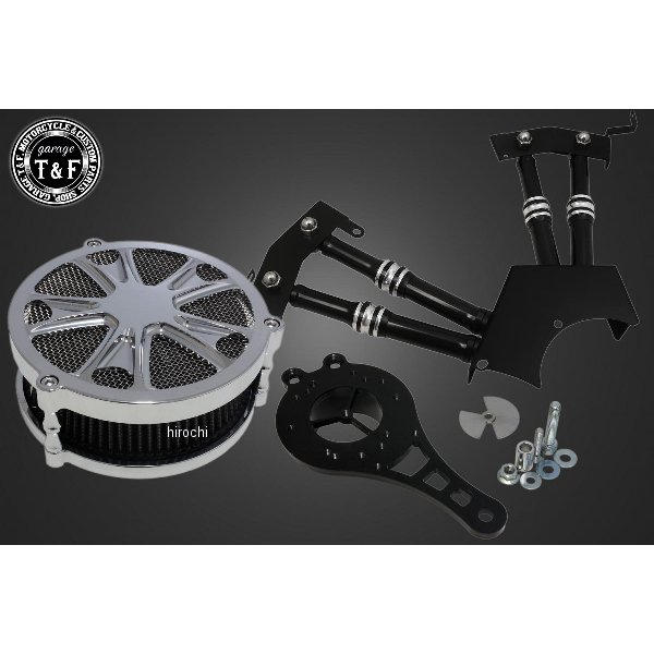 ラグジュアリースター (メッキ) &プッシュロッドカバー (コントラスト) SET ドラッグスター250