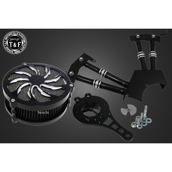 ラグジュアリータイフーン (コントラスト) &プッシュロッドカバー (コントラスト) SET ドラッグスター250