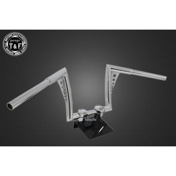 極太バットマンハンドル　10インチ 22.2mm メッキ