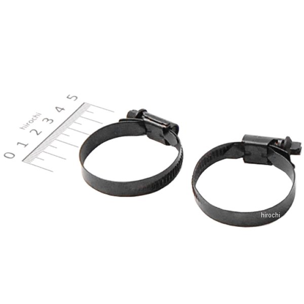 ステンレスホースバンド (2個入り) φ30-φ45 黒