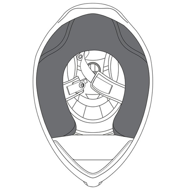 チークパッド アジアンフィット K5 S 用 Sサイズ