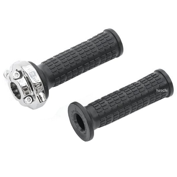 ビンテージスロットルキット Lario 汎用 クロームメッキ