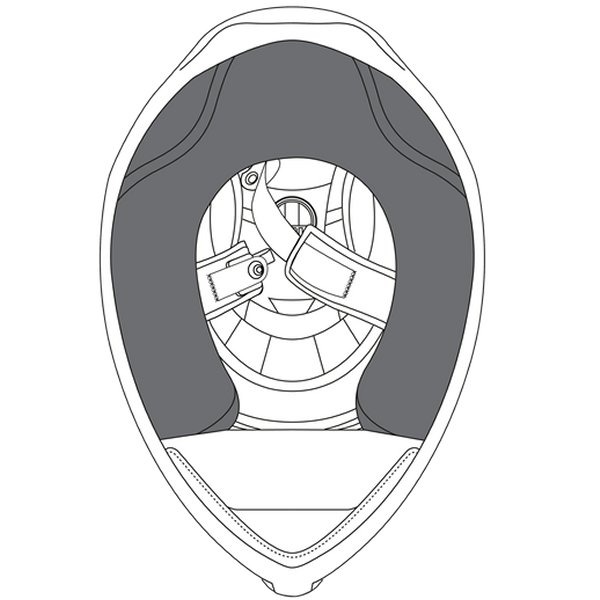 チークパッド アジアンフィット K1、K1S用 Lサイズ