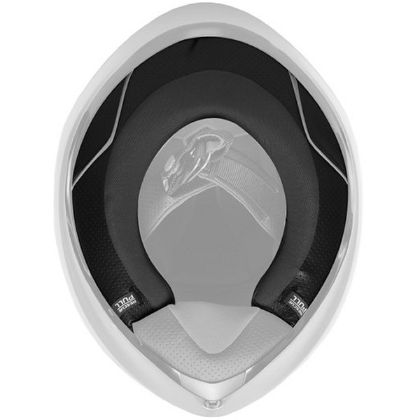 チークパッド アジアンフィット K6用 黒/グレー Mサイズ