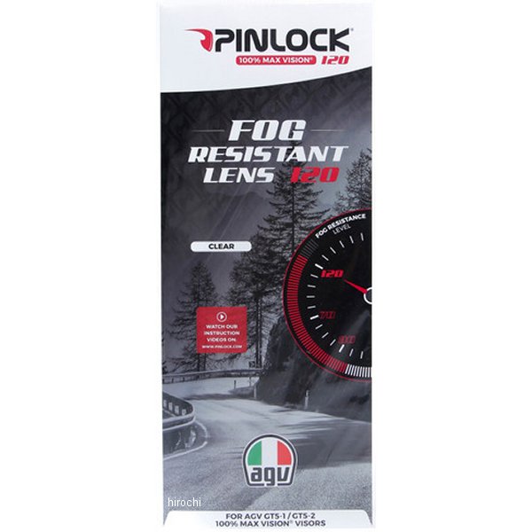 MAX ピンロック曇り止めレンズ 120 TOURMODULAR用 クリア