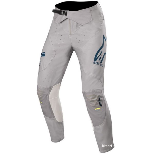 パンツ スーパーテック グレー/ネイビー/イエローフロー 30インチ