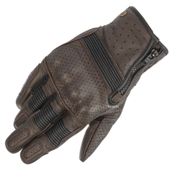 3508320 RAYBURN V2 レザーグローブ 810 タバコブラウン Mサイズ