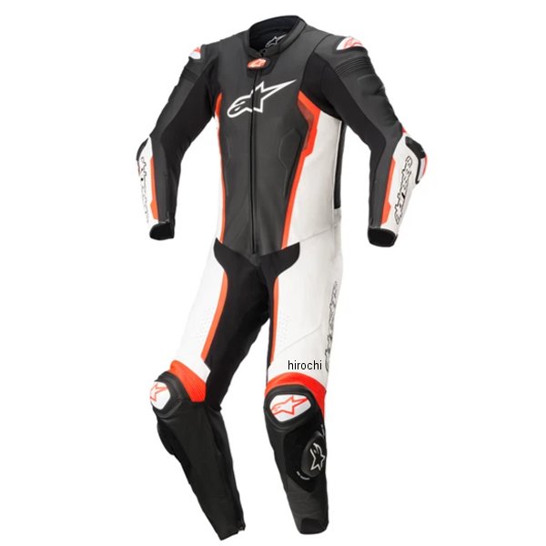 MISSILE V2 レザースーツ  黒/白/蛍光赤 54サイズ