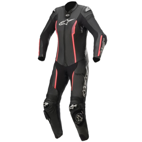 STELLA MISSILE V2 レザースーツ  黒/ピンク/スレート レディース 44サイズ