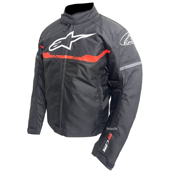 2023年秋冬モデル T-SP S ウォータープルーフ ジャケット ASIA 黒/蛍光赤 Mサイズ