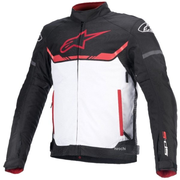 2023年秋冬モデル T-SP S ウォータープルーフ ジャケット ASIA 黒/白/ブライトレッド 2XLサイズ