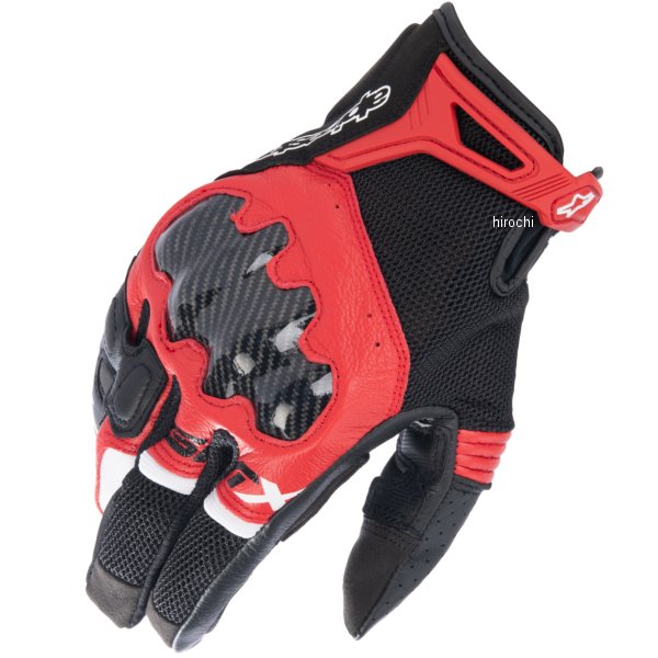 春夏モデル SMX-R グローブ ASIA 黒/ブライトレッド/白 XLサイズ
