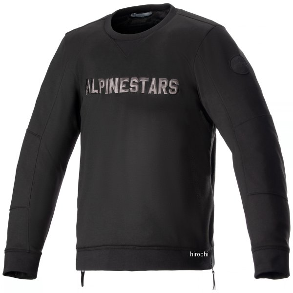 春夏モデル ジャケット LEGIT CREW FLEECE リジット クルー フリース 黒/クールグレー Sサイズ