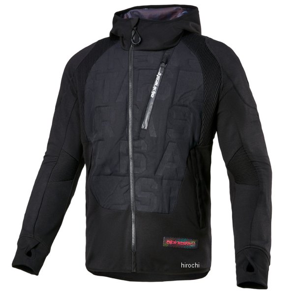 4201824  モーステックハイブリット フーディッドジャケット 黒 Lサイズ
